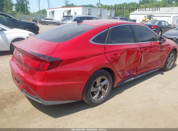 5NPEG4JAXLH046541 2020 HYUNDAI SONATA Red Trasero derecho