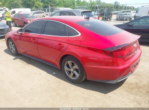 5NPEG4JAXLH046541 2020 HYUNDAI SONATA Red Trasero izquierdo
