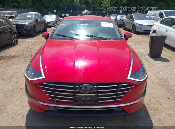 5NPEG4JAXLH046541 2020 HYUNDAI SONATA Red Vista del cuadro de instrumentos
