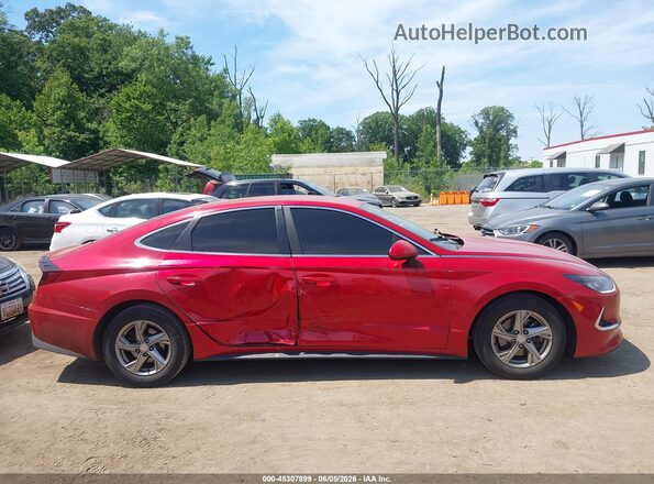 5NPEG4JAXLH046541 2020 HYUNDAI SONATA Red Vista interior trasera