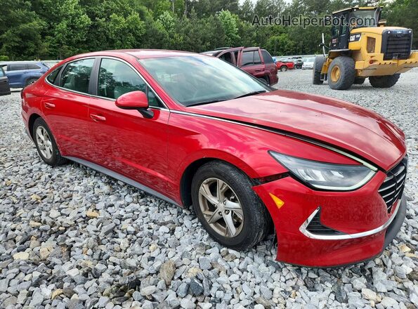 5NPEG4JAXMH073630 2021 HYUNDAI SONATA Red 