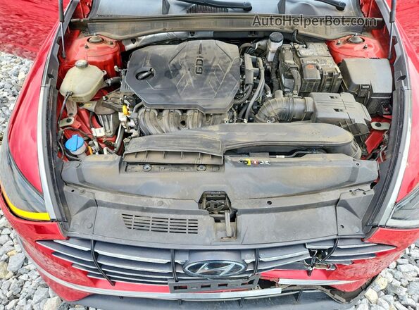 5NPEG4JAXMH073630 2021 HYUNDAI SONATA Red 