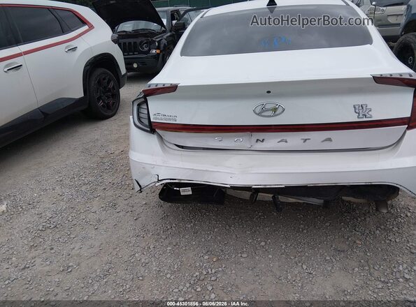 5NPEG4JAXMH106786 2021 HYUNDAI SONATA White Դիմացի տեսք