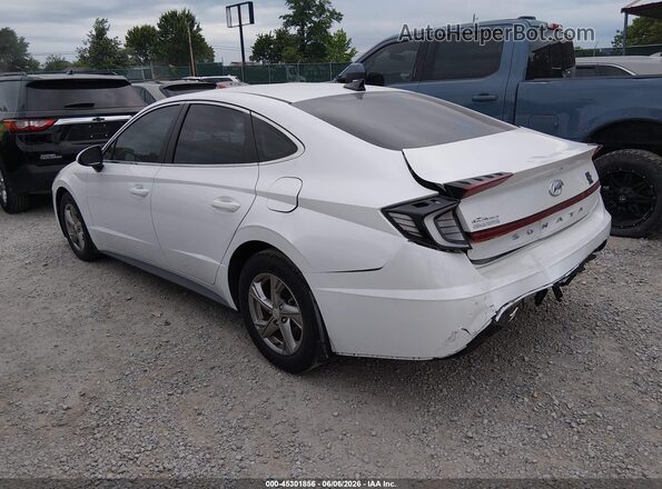 5NPEG4JAXMH106786 2021 HYUNDAI SONATA White Հետևի ձախ