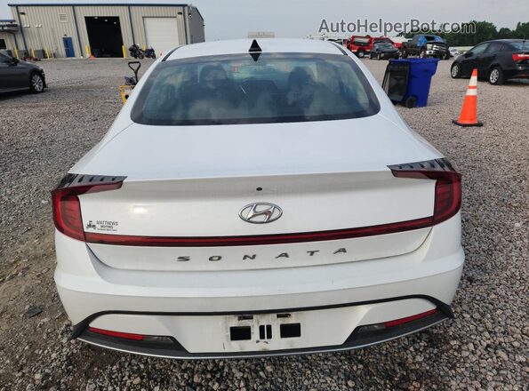 5NPEG4JAXMH110157 2021 HYUNDAI SONATA White Вид ззаду
