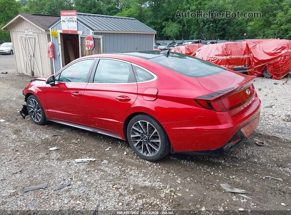 5NPEH4J20LH012243 2020 HYUNDAI SONATA Red 