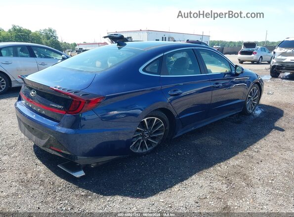 5NPEH4J20LH043864 2020 HYUNDAI SONATA Синий Задняя правая четверть