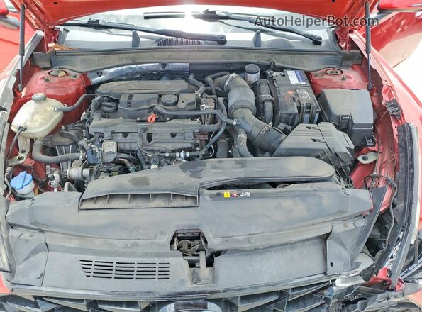 5NPEH4J20MH080270 2021 HYUNDAI SONATA Бордовый Вид задней части салона