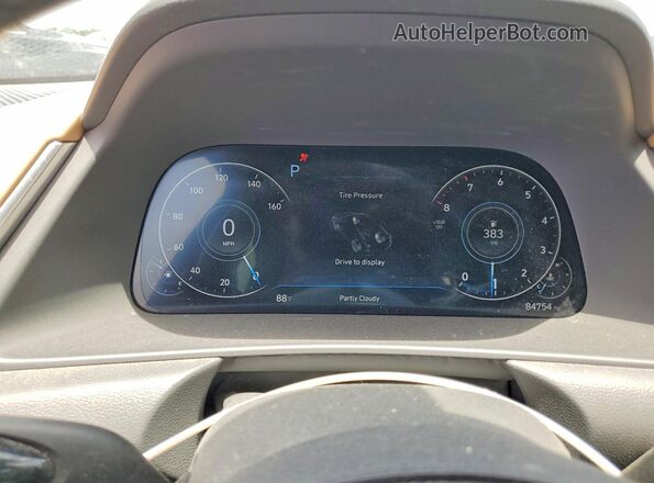 5NPEH4J20MH080270 2021 HYUNDAI SONATA Бордовый Вид щитка приборов