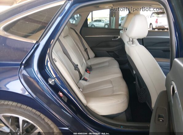 5NPEH4J21LH010761 2020 HYUNDAI SONATA Синий Вид наклейки с VIN-кодом
