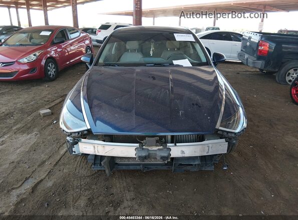 5NPEH4J21LH010761 2020 HYUNDAI SONATA Синий Вид щитка приборов