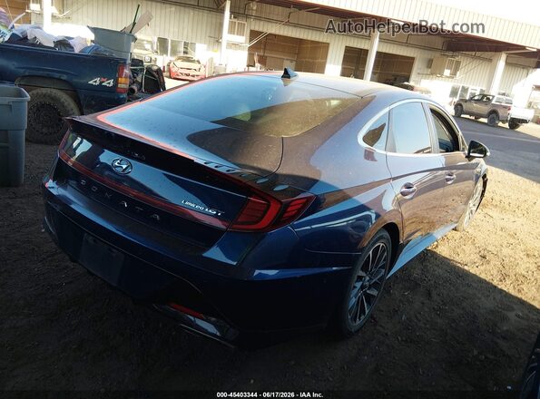 5NPEH4J21LH010761 2020 HYUNDAI SONATA Синий 