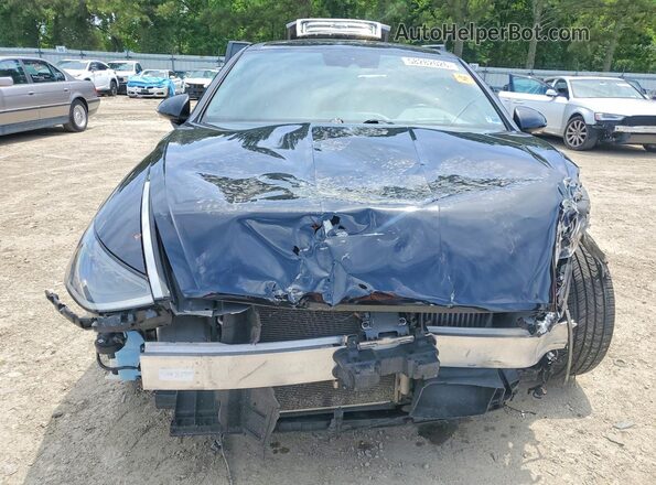 5NPEH4J21LH021307 2020 HYUNDAI SONATA Black Widok z przodu