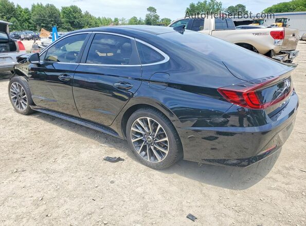 5NPEH4J21LH021307 2020 HYUNDAI SONATA Black Tył lewy