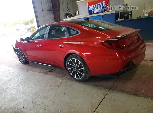 5NPEH4J22LH005374 2020 HYUNDAI SONATA Red 