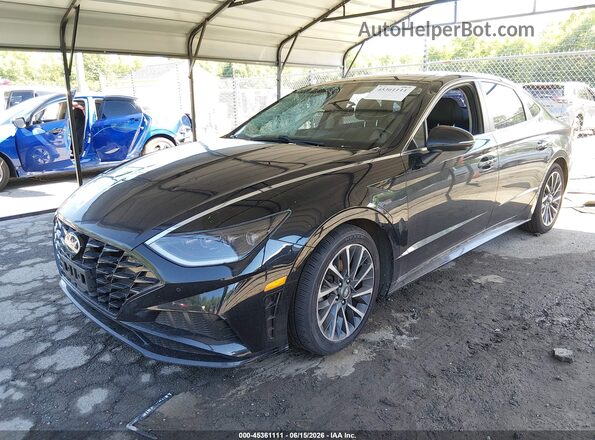5NPEH4J23LH012186 2020 HYUNDAI SONATA Black 