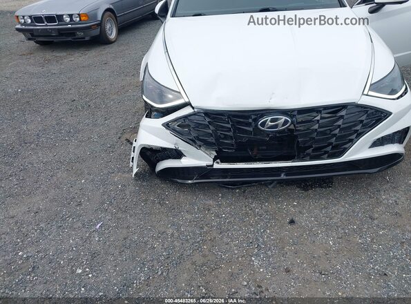 5NPEH4J23LH047052 2020 HYUNDAI SONATA White Widok z przodu