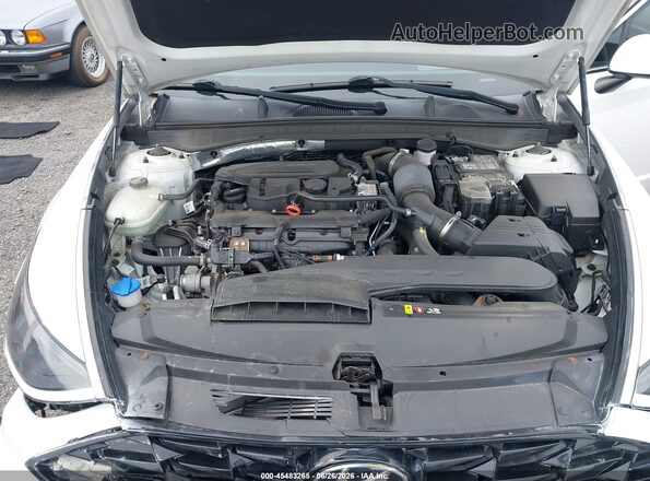 5NPEH4J23LH047052 2020 HYUNDAI SONATA White Widok z tyłu