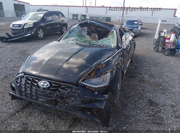 5NPEH4J23MH114394 2021 HYUNDAI SONATA Black Vista frontal