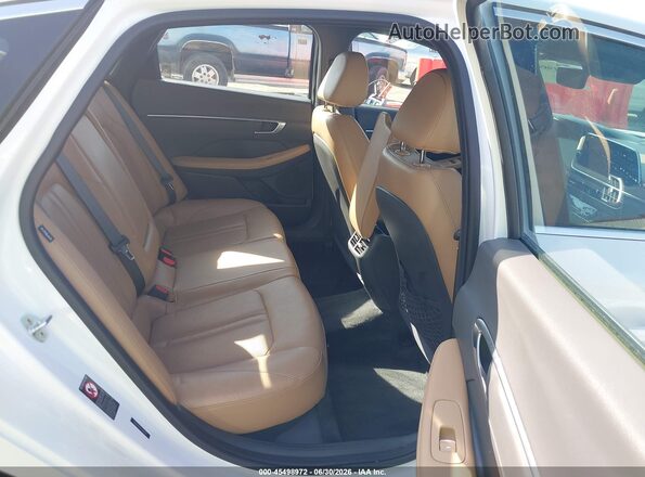 5NPEH4J24LH007014 2020 HYUNDAI SONATA White VIN sticker view