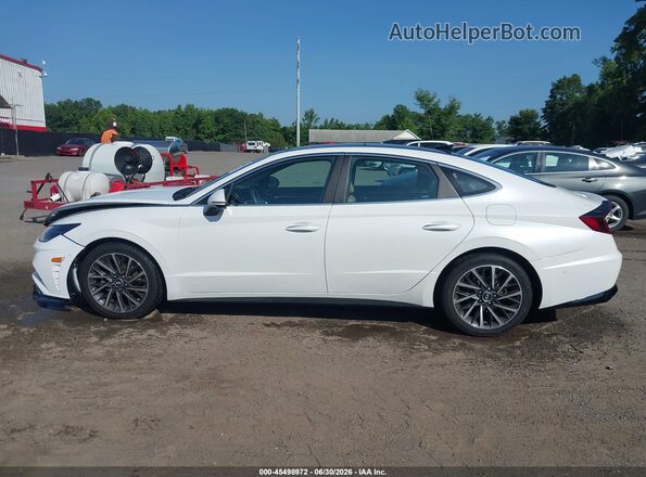 5NPEH4J24LH007014 2020 HYUNDAI SONATA White 360 interior view