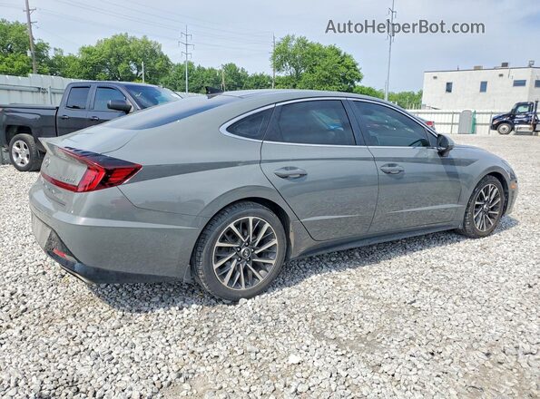 5NPEH4J27LH009033 2020 HYUNDAI SONATA Gray Задня права чверть