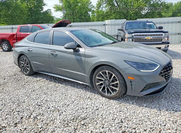 5NPEH4J27LH009033 2020 HYUNDAI SONATA Gray Передня права чверть