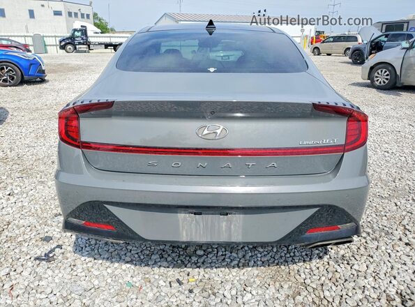 5NPEH4J27LH009033 2020 HYUNDAI SONATA Gray Вид ззаду