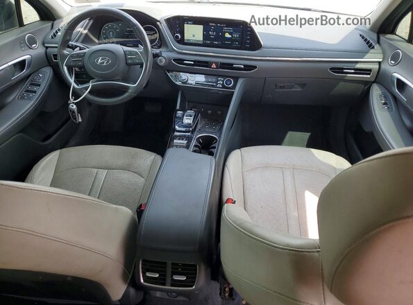 5NPEH4J27LH009033 2020 HYUNDAI SONATA Gray Вид панелі приладів