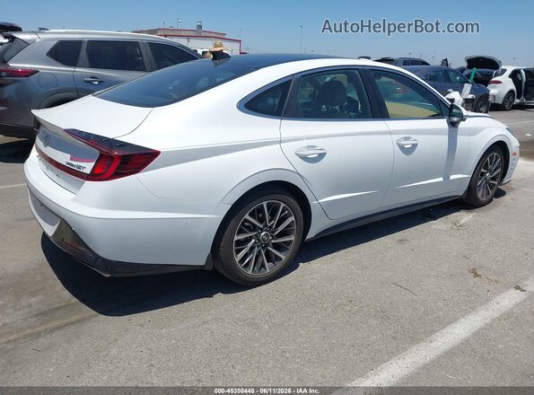 5NPEH4J27LH043053 2020 HYUNDAI SONATA White 