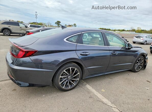 5NPEH4J29MH092725 2021 HYUNDAI SONATA Gray უკანა მარჯვენა