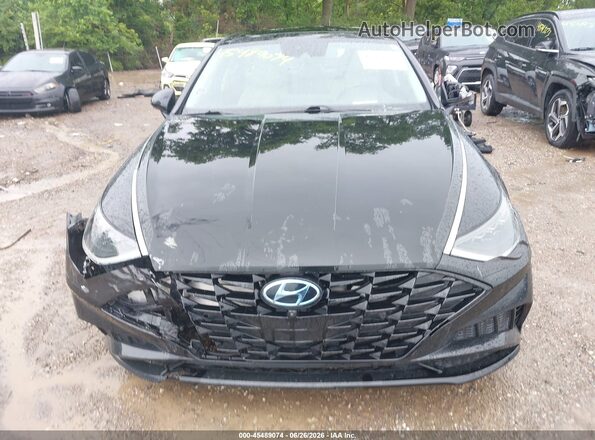 5NPEH4J2XLH005137 2020 HYUNDAI SONATA Black Вид щитка приладів