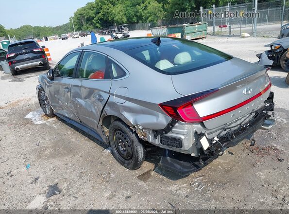5NPEH4J2XLH008331 2020 HYUNDAI SONATA Silver Trasero izquierdo
