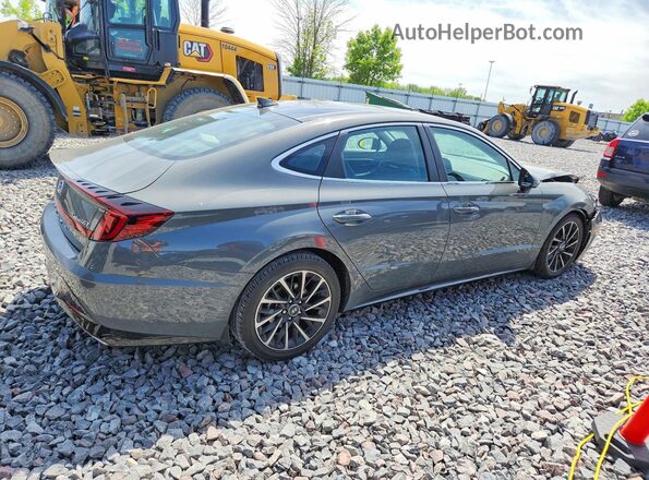5NPEH4J2XMH085069 2021 HYUNDAI SONATA Gray 