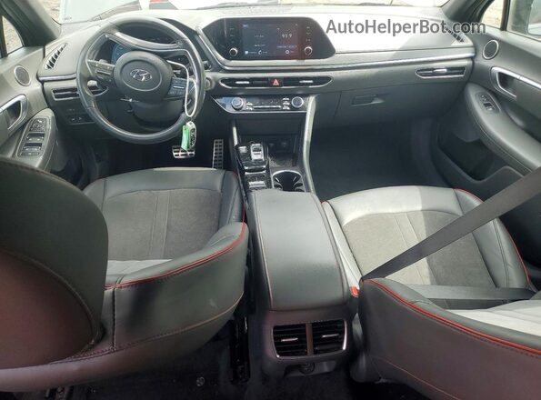 5NPEJ4J20LH034618 2020 HYUNDAI SONATA Gray Widok deski rozdzielczej