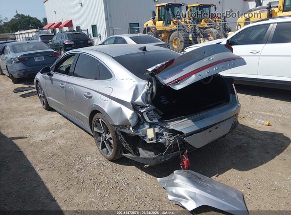 5NPEJ4J20MH129004 2021 HYUNDAI SONATA Серебряный Задняя левая четверть