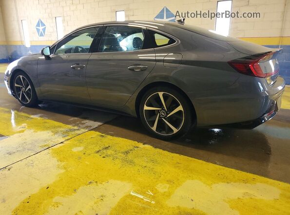 5NPEJ4J21MH062736 2021 HYUNDAI SONATA Gray უკანა მარცხენა