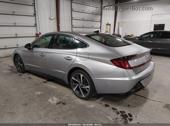 5NPEJ4J21MH124152 2021 HYUNDAI SONATA Silver Задня ліва чверть