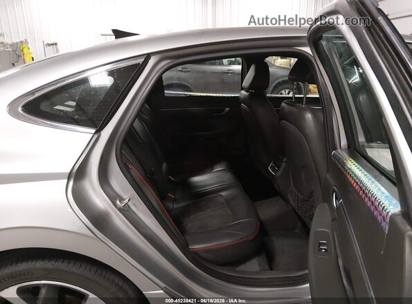 5NPEJ4J21MH124152 2021 HYUNDAI SONATA Silver Вид наклейки з VIN-кодом