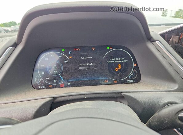 5NPEJ4J21NH140899 2022 HYUNDAI SONATA Серебряный Вид щитка приборов