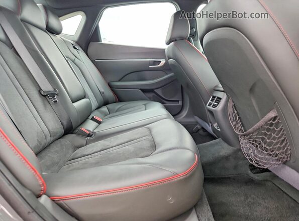 5NPEJ4J22MH083191 2021 HYUNDAI SONATA Gray უკანა სავარძლების ხედი