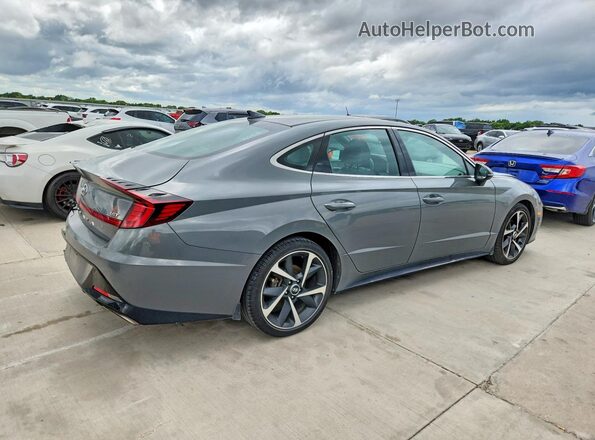 5NPEJ4J22MH083191 2021 HYUNDAI SONATA Gray უკანა მარჯვენა