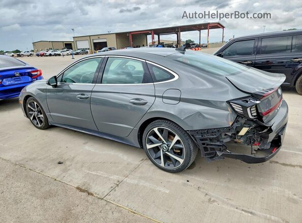 5NPEJ4J22MH083191 2021 HYUNDAI SONATA Gray უკანა მარცხენა