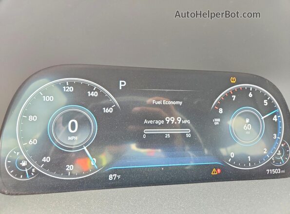5NPEJ4J22MH083191 2021 HYUNDAI SONATA Gray ხელსაწყოთა პანელის ხედი