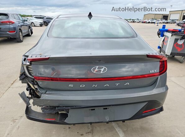 5NPEJ4J22MH083191 2021 HYUNDAI SONATA Gray უკანა ხედი