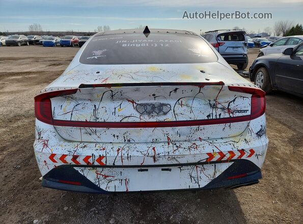 5NPEJ4J22MH084261 2021 HYUNDAI SONATA White 