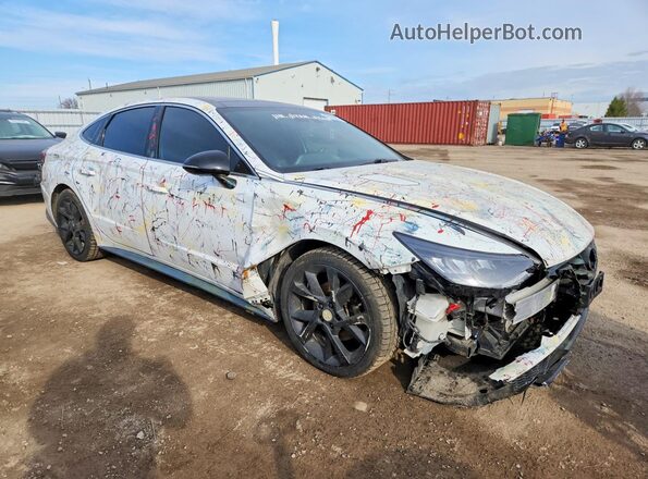 5NPEJ4J22MH084261 2021 HYUNDAI SONATA White 