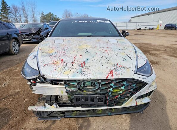 5NPEJ4J22MH084261 2021 HYUNDAI SONATA White 