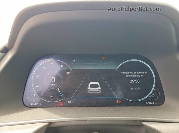 5NPEJ4J23LH016579 2020 HYUNDAI SONATA White Սարքավորումների վահանակի տեսք