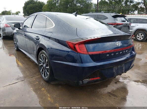5NPEJ4J23LH042731 2020 HYUNDAI SONATA Dark Blue Задня ліва чверть